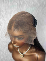 {DESTOCKAGE-DERNIÈRE-PIÈCE} Perruque Lace Front Lisse en Cheveux Humains HD 13x6 Sans Nœuds