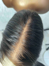 {DESTOCKAGE-DERNIÈRE-PIÈCE} Perruque Lace Front Lisse en Cheveux Humains HD 13x6 Sans Nœuds