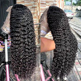 Perruque Lace Front 13x6 Fitted Cap Sans Colle Effet Peau Naturelle Frisée Birmane