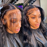 Perruque brésilienne naturelle 13x6 Lace Front Body Wave