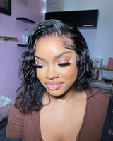 Emmie | Perruque Lace Front BOB 13x4 en Cheveux Humains Vierges | Ondulé Lâche