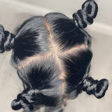 Perruque Lace Front Cheveux Naturels avec Raie Libre et Effet Cuir Chevelu (Full Lace), Ondulations Souples, Ligne Frontale Discrète