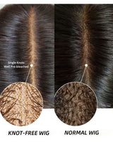 Perruque en cheveux humains Air Cap KNOT-FREE 5x5/13x6 en dentelle Skin Melt à boucles birmanes