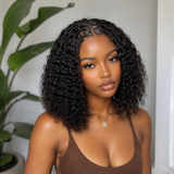 Perruque Lace Front pré-tressée 5x5 HD Skin Melt Glueless en cheveux humains