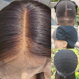 {50 % de réduction} Perruque Lace Closure prédécoupée 7x5 avec dôme à cordon, parfaite pour un effet indétectable