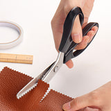 Ciseaux cranteurs pour tissu Ciseaux crantés pour perruque en dentelle