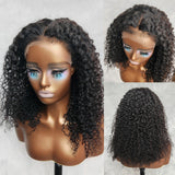 Perruque frontale en cheveux humains avec lacet 360, bord moelleux, bretelle invisible | Kinky Curly Birman