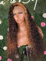 Hanna | Perruque Lace Front à Reflets Cheveux Humains Ondulés 13X6