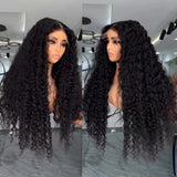 {Vente flash} Perruques 5x5 Closure Wigs Deep Wave Skin Melt en dentelle suisse