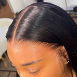 Perruque Lace Cheveux Remy Bruts Qualité Supérieure Coupés Platinium Lisses