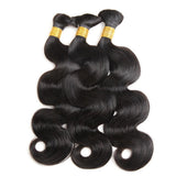 Extension de cheveux humains en vrac "Body Wave" pour tresses sans nœuds bohèmes