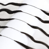 Extensions de cheveux humains Soft Feather Crochet Braid, noir naturel/multicolore