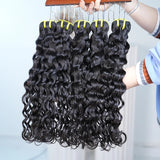 Mèches de cheveux humains de haute qualité Extension de cheveux ondulés Water Wave