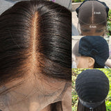 6x5 Drawstring Glueless Transparent Lace Closure Wig Burmese Curls with Coily Ends