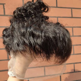 Alice| Perruque 360 Lace front en cheveux humains vierges pré-épilés | Onde naturelle