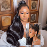Lagos Hairline Skin Melt Perruque en cheveux humains 360 Lace Invisible Strap Lisse/Ondulée