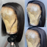 Perruque Bob Lace Front 13*6 Effet « Peau Fondue » Invisible, Dentelle Suisse Invisible + Nœuds Invisibles