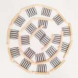 Peigne à perruque noir, clips pour perruque bon marché, pinces pour extensions de cheveux, peignes pour perruque confortables