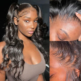 Jolene | Perruque Lace Front 13x6 Melt Skin Cheveux Humains Ondulés Profonds Desserrés