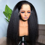 Perruque Lace Front Kinky Lagos Hairline Preshaped M Hairline 13x6 Skin Melt