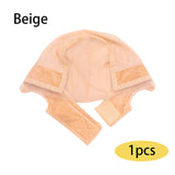 Bandeau en velours avec dentelle 4x5, bonnet en maille, bonnet de perruque extensible, bonnet de perruque en dentelle