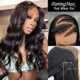Perruque Lace Front Invisible HD 9x6 PartingMax Prédécoupée Sans Colle en Cheveux Humains | Ondulée