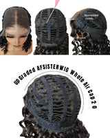 Perruque en cheveux humains Air Cap KNOT-FREE 5x5/13x6 en dentelle Skin Melt à boucles birmanes