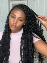 Extension de cheveux naturels ondulés en vrac pour tresses sans nœuds bohèmes