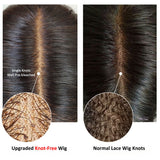 Perruque frisée en cheveux humains Full Lace, sans nœuds, pré-épilée
