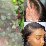 Perruque en dentelle de cheveux humains pré-épilés 13x4 sans nœuds FULL FRONTAL HD Skin Melt | Bouclés