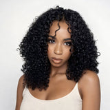Extensions de cheveux humains tressés au crochet Soft Feather Boucles birmanes avec pointes bouclées