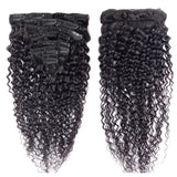 Extensions de cheveux à clips bouclés sans colle en cheveux humains vierges (Tissage)