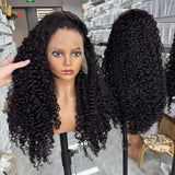 Full Lace 200% Natural Hairline HD/Transparent Human Hair Lace Wig Burmese Curls