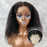 Lagos Hairline Perte de Peau Dentelle L Hairline Perruque Frontale Cheveux Humains Bords Fluffy | Birman Bouclé Crépus