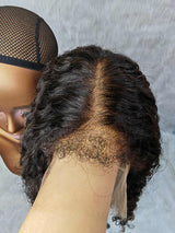 {LIQUIDATION-DERNIÈRES-PIÈCES} Perruque Lace Front 13x6 bouclée avec bords bouclés effet peau fondue