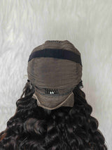 {DERNIÈRE-PIÈCE-EN-STOCK} Perruque Lace Front HD 13x6 en Cheveux Humains, Ondulée Profonde et Lâche