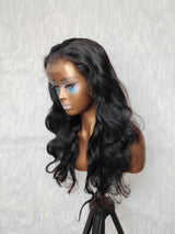 {DERNIÈRE-PIÈCE-EN-STOCK} Perruque Lace Front 13x6 HD en Cheveux Humains, Ondulation Corps