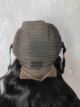 {DERNIÈRE-PIÈCE-EN-STOCK} Perruque Lace Front 13x6 HD en Cheveux Humains, Ondulation Corps