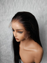 {DERNIER-PRIX-LIQUIDATION} Perruque Lace Front 13x6 HD en Cheveux Humains Lisses avec Ligne de Cheveux Délicate