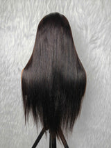 {DERNIER-PRIX-LIQUIDATION} Perruque Lace Front 13x6 HD en Cheveux Humains Lisses avec Ligne de Cheveux Délicate