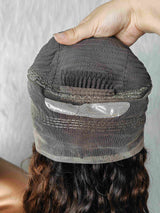 {DERNIÈRE-CHANCE} Perruque Lace Front 360 HD 360 sans nœuds, avec bordure ondulée indienne Ombre et cheveux humains naturels, de la marque Lagos Hairline.