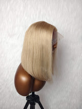 {DERNIÈRES-PIÈCES-DISPONIBLES} Perruque Lace Frontal 13x4 Cheveux Humains Blonds Cendrés