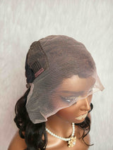 {LAST-PIECE-CLEARANCE} 13x6 Transparent Lace Bouncy Wave Human Hair Lace Front Wig