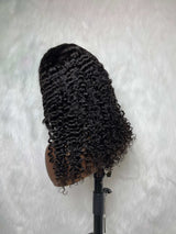 {DERNIÈRE-PIÈCE-EN-STOCK} Perruque sans colle 9x6 à cordon de serrage en cheveux naturels, avec dentelle fondante et boucles birmanes