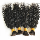 Extension de cheveux naturels ondulés en vrac pour tresses sans nœuds bohèmes