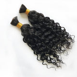 Extension de cheveux naturels ondulés en vrac pour tresses sans nœuds bohèmes