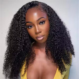 Bella| Perruque 360 Lace front en cheveux vierges naturels pré-épilés | Frisés crépus