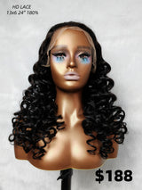 {DERNIÈRES-PIÈCES-DISPONIBLES} Perruque Lace Front 13x6 HD Skin Melt avec Cheveux Humains, Ligne de Cheveux Délicate | Ondulations Souples