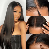 {Vente flash} Perruque Lace Transparente 4X4/13x4 250% Cheveux Humains Lisses
