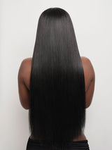 Perruque Lace Cheveux Remy Bruts Qualité Supérieure Coupés Platinium Lisses